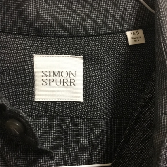 EUC Simon Spurr Black and White Check Shirt - Picture 4 of 4